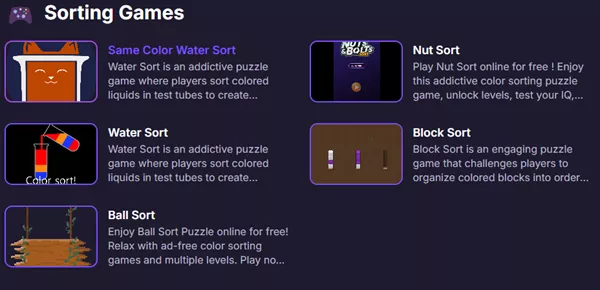 Sorting Games: Brain-Boosting Fun for All Ages!